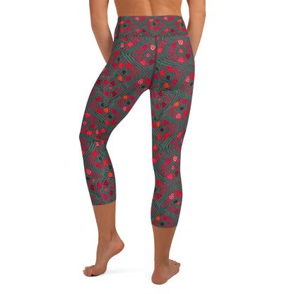 Rombos- Yoga Capri Leggings